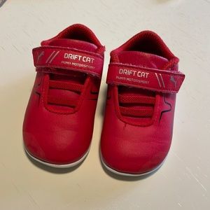 Puma Ferrari Driftcat toddler sneakers size 4C